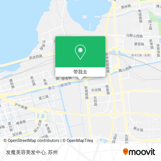 发魔美容美发中心地图