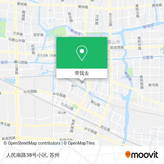人民南路38号小区地图