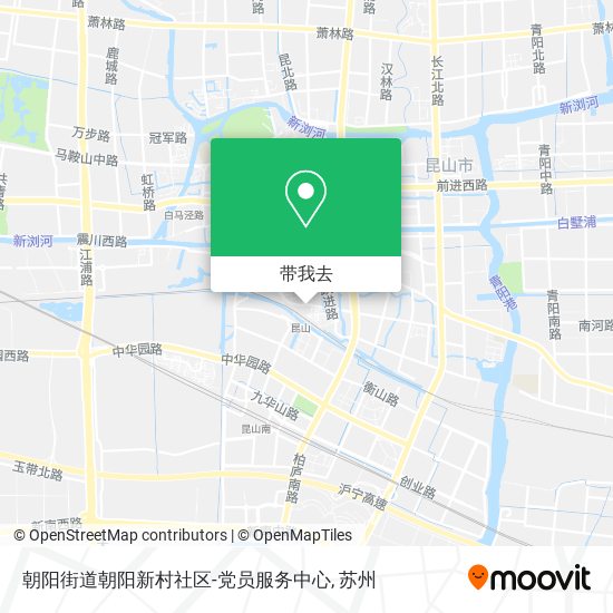 朝阳街道朝阳新村社区-党员服务中心地图