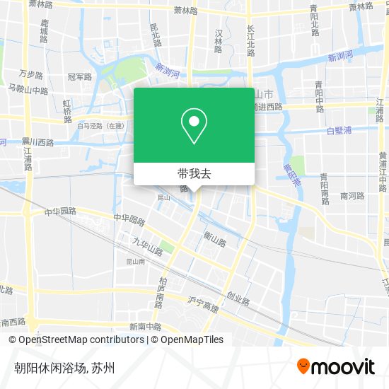 朝阳休闲浴场地图