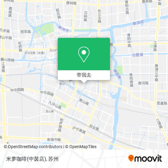 米萝咖啡(中茵店)地图