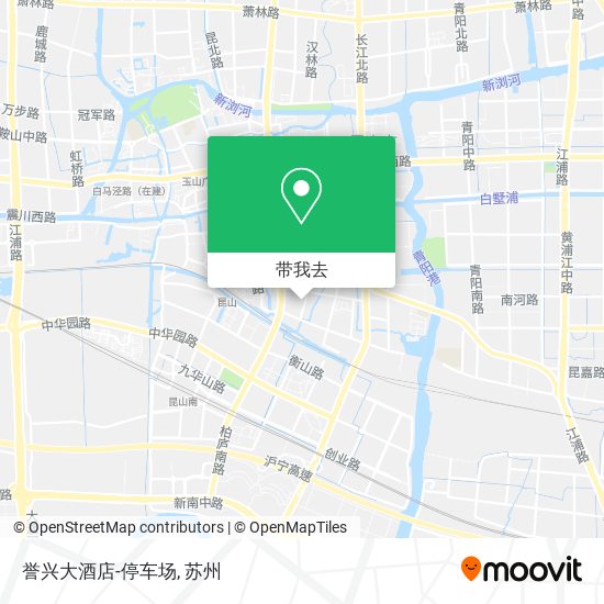 誉兴大酒店-停车场地图