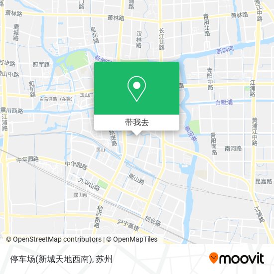 停车场(新城天地西南)地图
