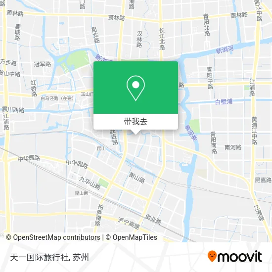 天一国际旅行社地图