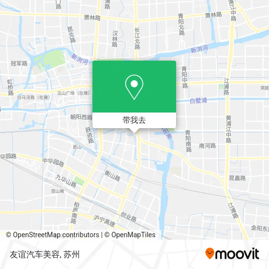 友谊汽车美容地图