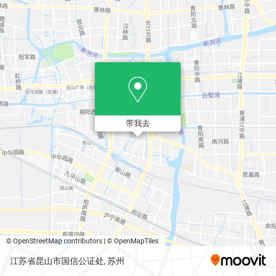 江苏省昆山市国信公证处地图