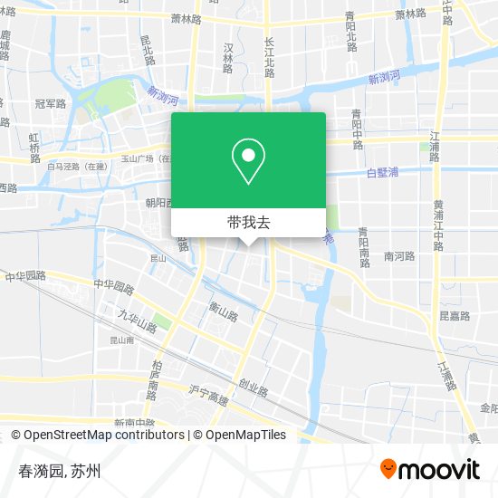 春漪园地图