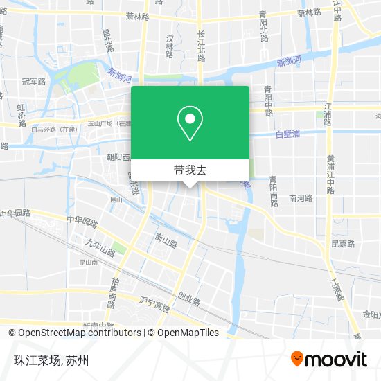 珠江菜场地图