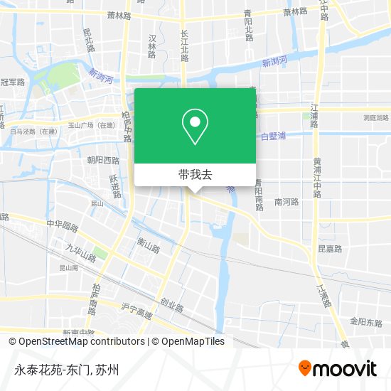 永泰花苑-东门地图