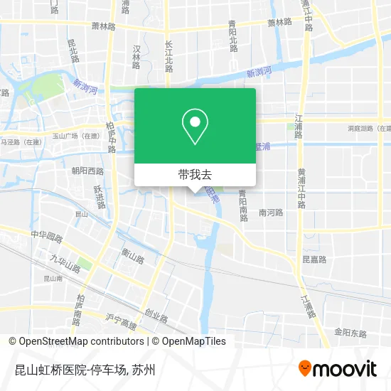 昆山虹桥医院-停车场地图