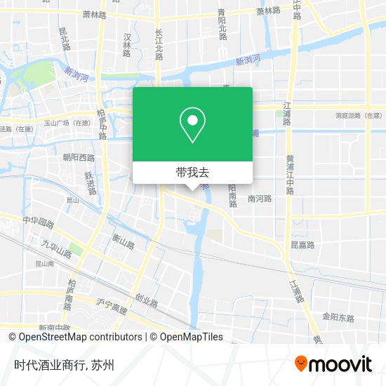 时代酒业商行地图