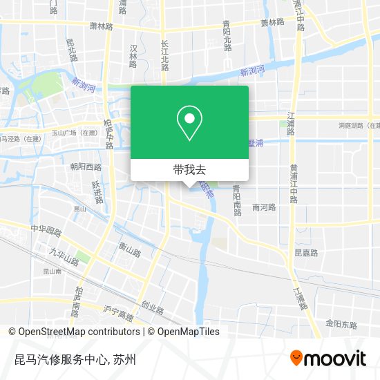 昆马汽修服务中心地图