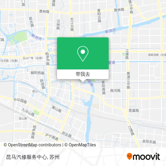 昆马汽修服务中心地图