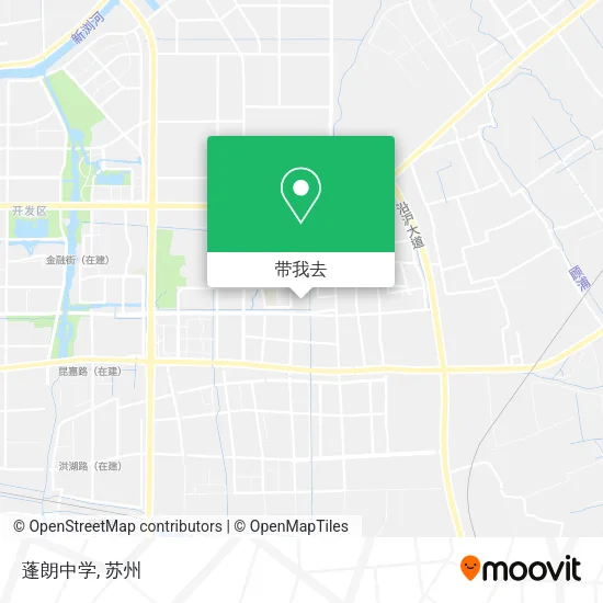 蓬朗中学地图