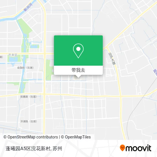 蓬曦园A5区浣花新村地图