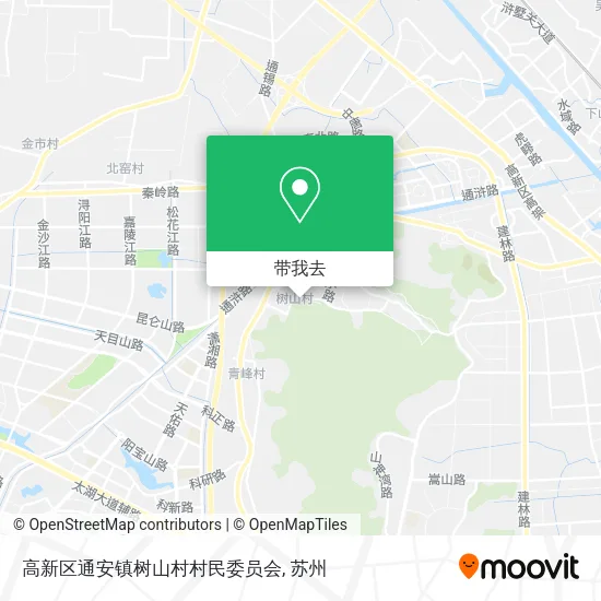 高新区通安镇树山村村民委员会地图