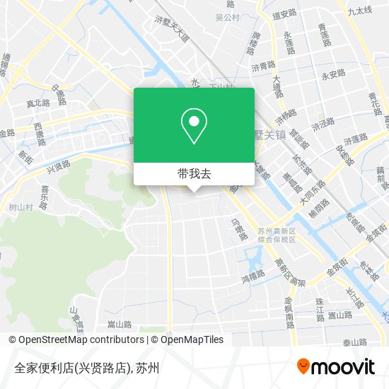 全家便利店(兴贤路店)地图