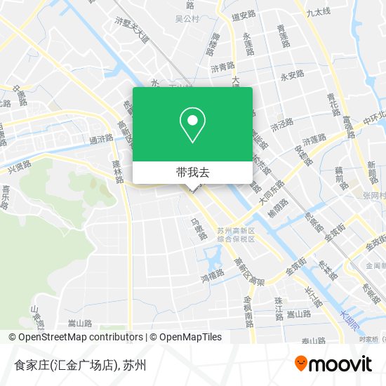 食家庄(汇金广场店)地图