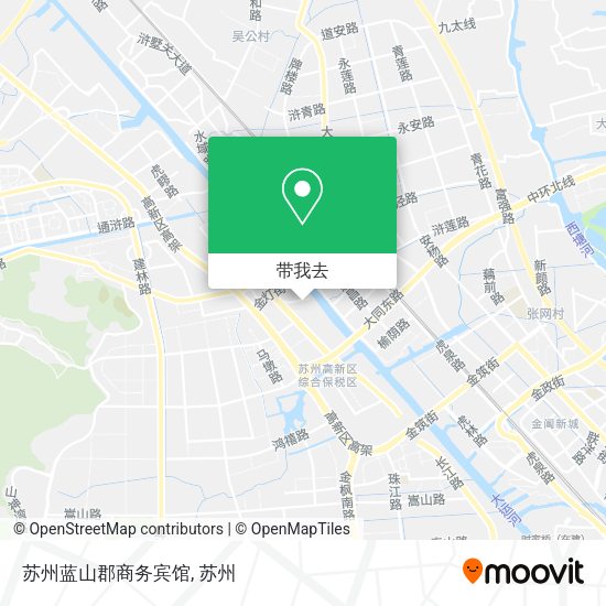 苏州蓝山郡商务宾馆地图