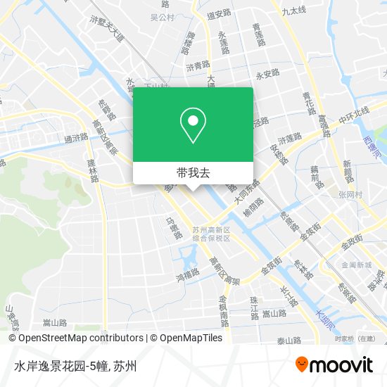 水岸逸景花园-5幢地图