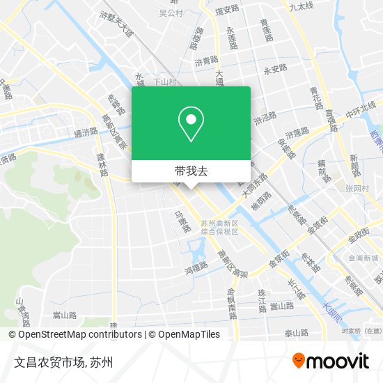 文昌农贸市场地图