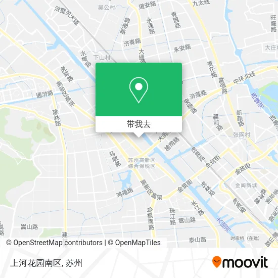 上河花园南区地图