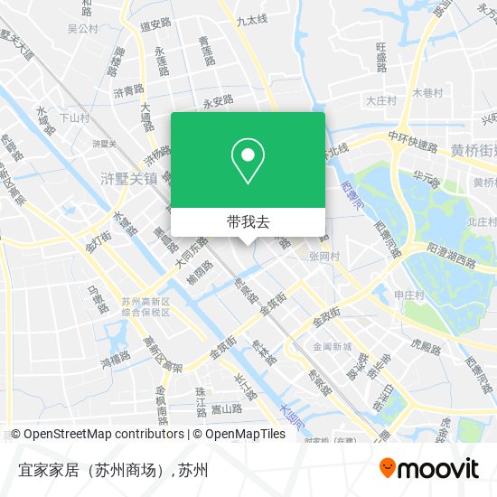 宜家家居（苏州商场）地图