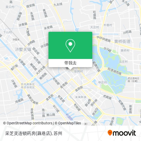 采芝灵连锁药房(藕巷店)地图