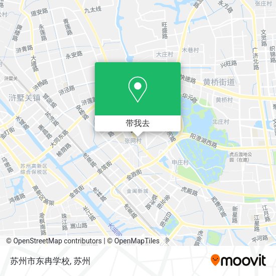 苏州市东冉学校地图