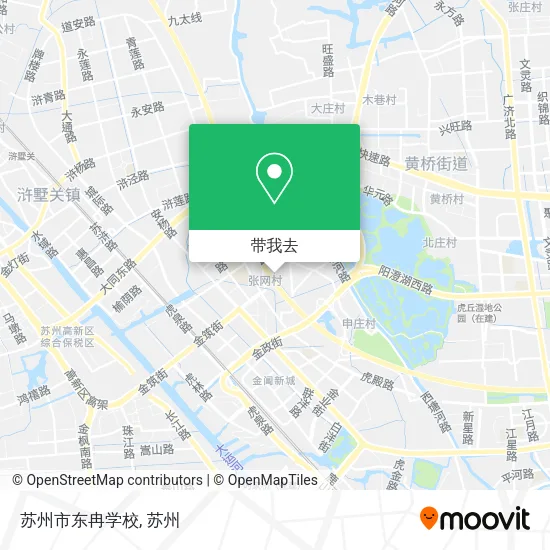 苏州市东冉学校地图
