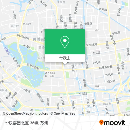 华辰嘉园北区-36幢地图