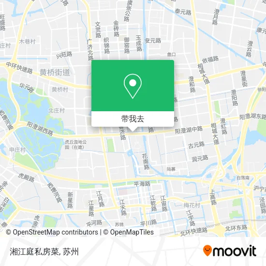 湘江庭私房菜地图