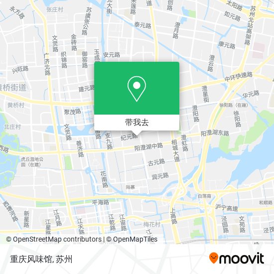 重庆风味馆地图