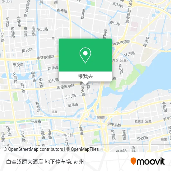 白金汉爵大酒店-地下停车场地图