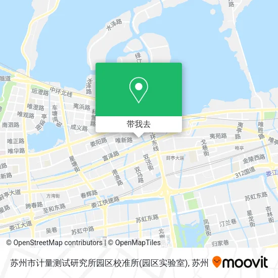 苏州市计量测试研究所园区校准所(园区实验室)地图
