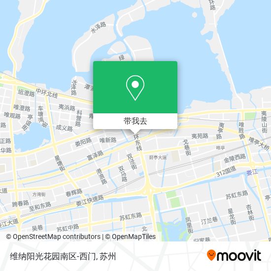 维纳阳光花园南区-西门地图