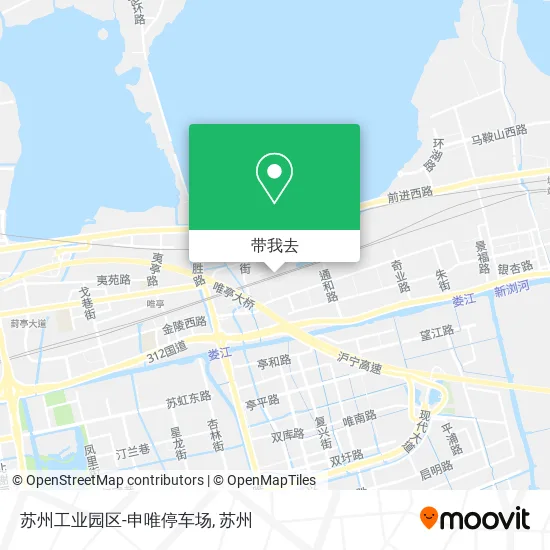 苏州工业园区-申唯停车场地图