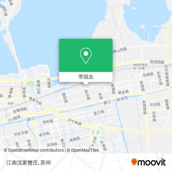 江南沈家蟹庄地图