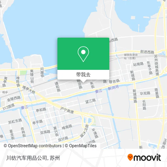 川纺汽车用品公司地图
