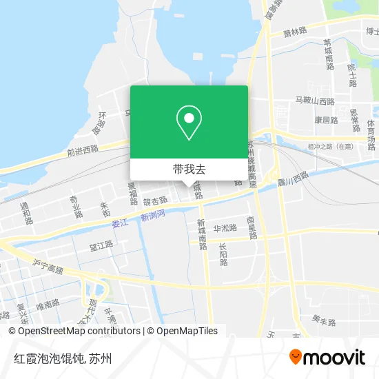 红霞泡泡馄饨地图
