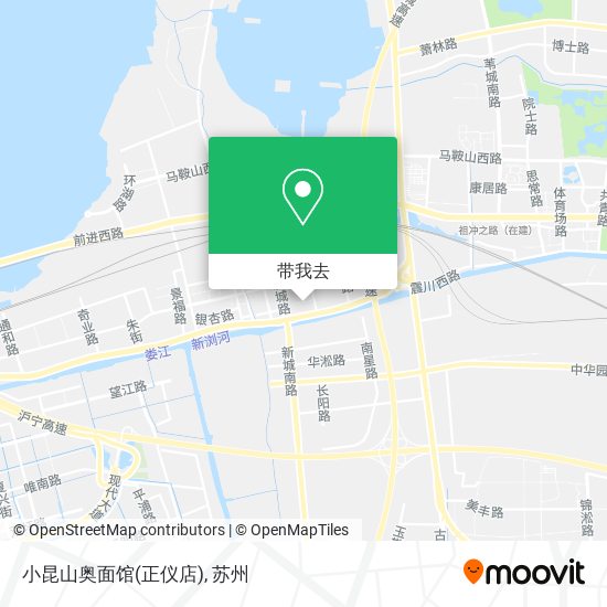 小昆山奥面馆(正仪店)地图