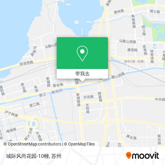 城际风尚花园-10幢地图