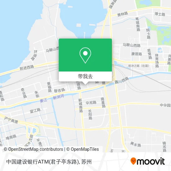 中国建设银行ATM(君子亭东路)地图