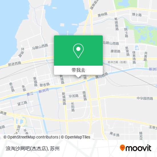 浪淘沙网吧(杰杰店)地图