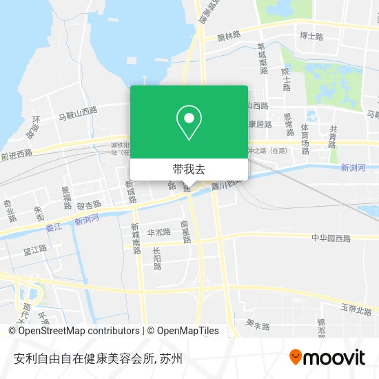 安利自由自在健康美容会所地图