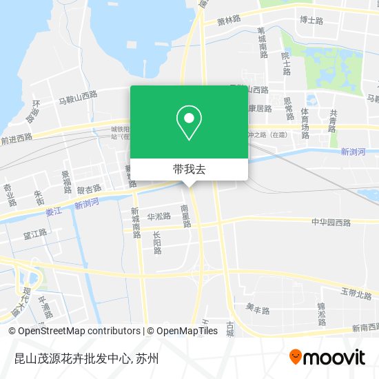 昆山茂源花卉批发中心地图
