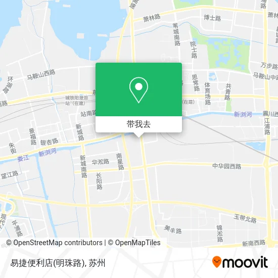 易捷便利店(明珠路)地图