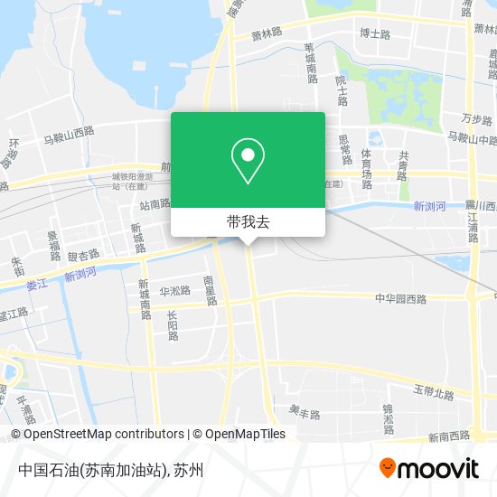 中国石油(苏南加油站)地图