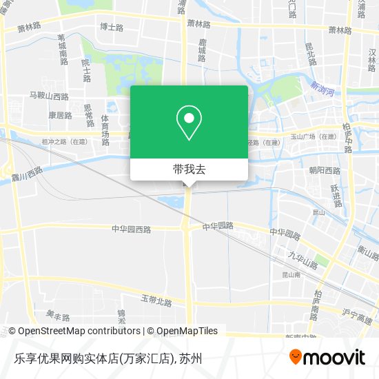 乐享优果网购实体店(万家汇店)地图