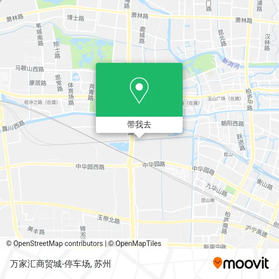 万家汇商贸城-停车场地图